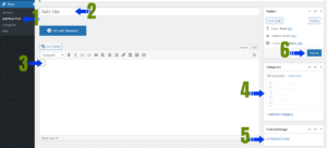 How to add a new blog post in WordPress?